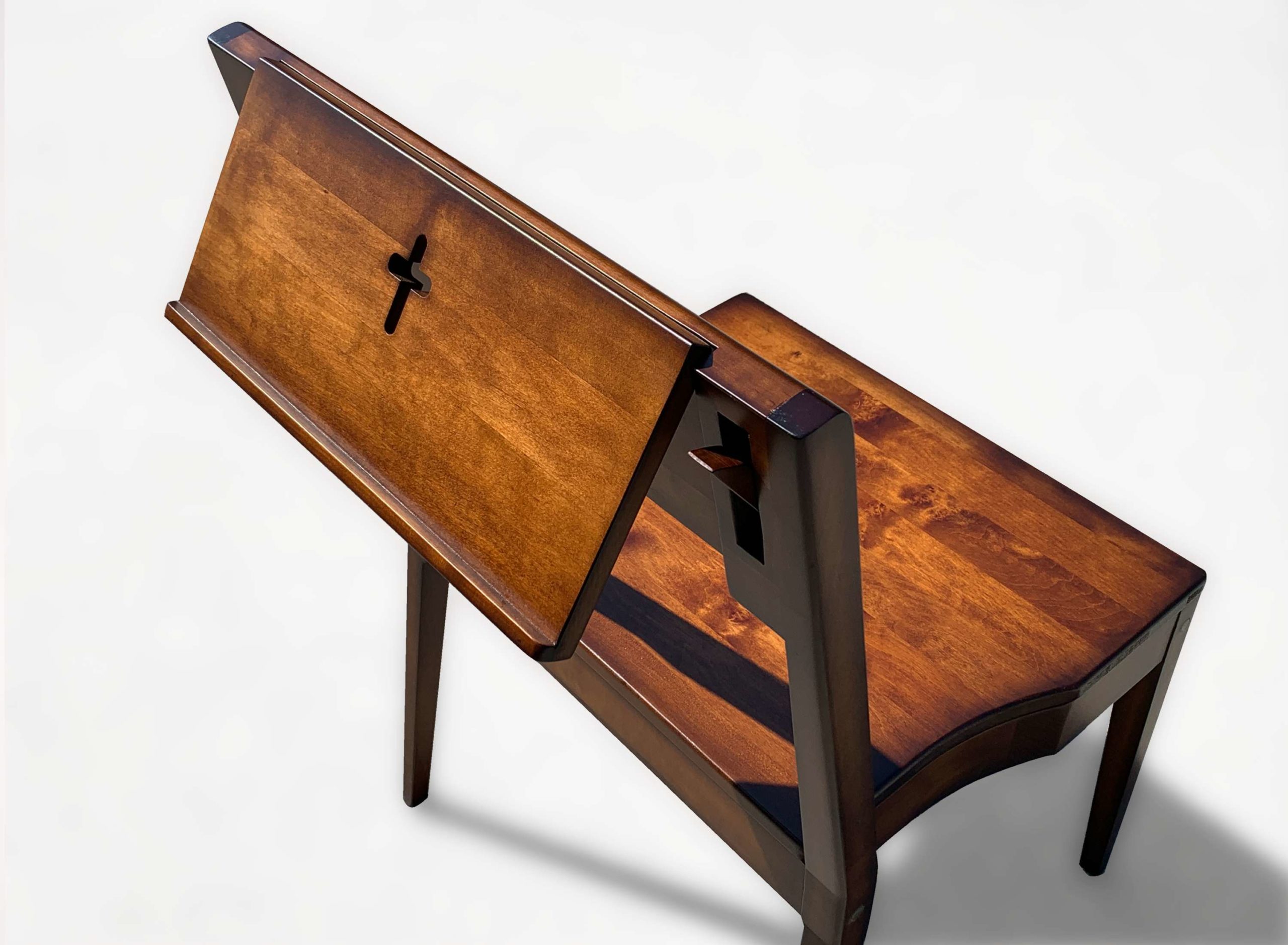 Bible holder – church chair ZOE. Bible holder and hook for purse for church chair ZOE.
